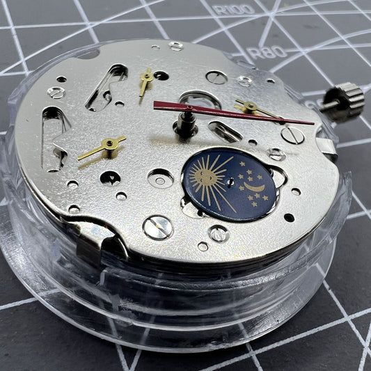 TY2876 T16 watch accessories with automatic mechanical movement and small second subdials at 3, 6, 9, and 12 o?clock by TY Brand.