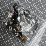 100 PIECES/Pack Assortment Multiple Sizes Mixed Packaging Watch Crown