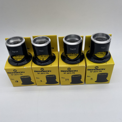 Repair Tool NEW Bergeon 2611-TN 2611-TB Series Magnification Loupe with Opening