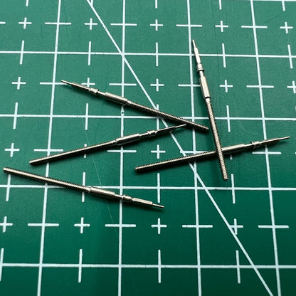 Set of wholesale watch winding stems compatible with Miyota 9015 movement, perfect for repairs.