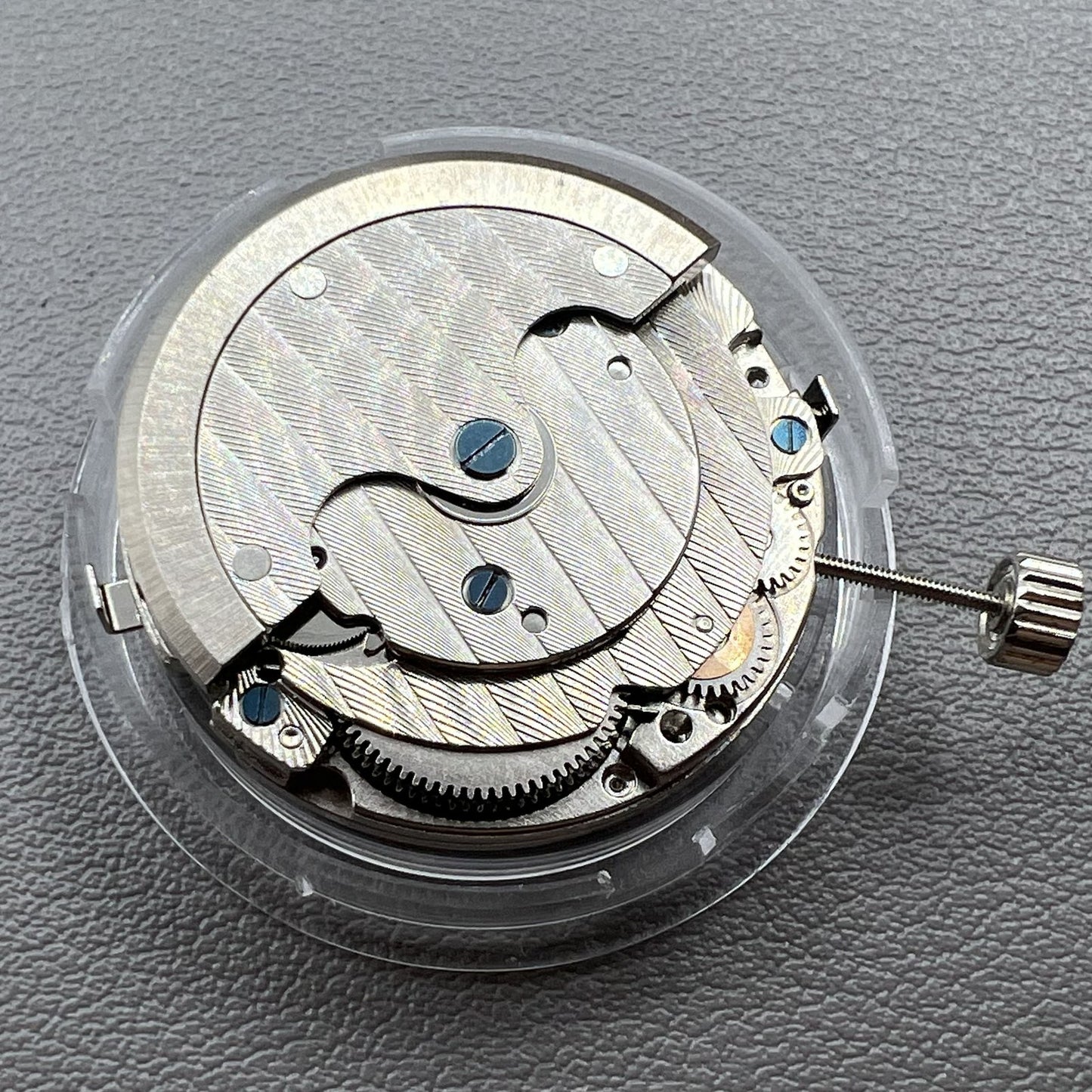 Tianjin Seagull TY2711 automatic watch movement displaying intricate gears and expert craftsmanship.