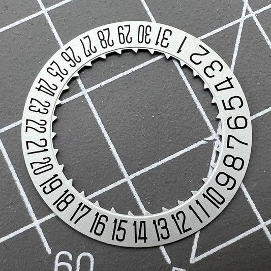 2 Stück Japan Original Datumsscheibe für Miyota 9015 Uhrwerk Datum bei 6 Uhr