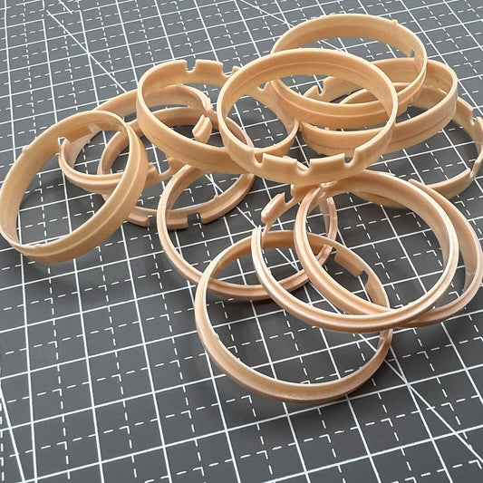 Lot de 12 entretoises de boîtier de mouvement, 2 tailles de ligne, support de bague de boîtier #AC-676-13.5