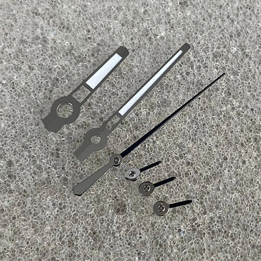 13 mm schwarze Zierleiste, grün leuchtende Uhrzeiger, passend für VK63-Uhrwerk, Uhrenteil