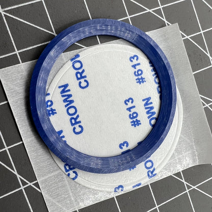 38mm Keramik Lünette Blau Weiß Schrift Yacht Master Uhr Ring Schräg