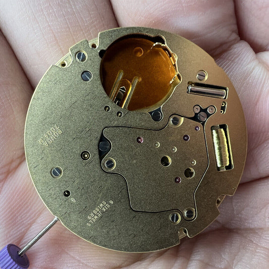 Ronda 7004N Swiss quartz watch movement, precise timekeeping for watch accessories.