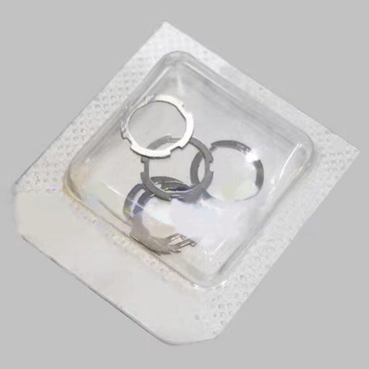 Ball bearing locking plate for Omega 1120 rotor weight, ensuring smooth oscillation in luxury watches.