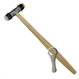 Swiss Bergeon 30417 Hammer With Replaceable Brass / Synthetic Ends