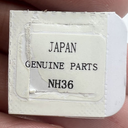 Complete balance wheel with splint for Miyota NH35 NH36 watch movement, precision Japan-made component.