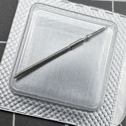 Replacement winding stem for Soprod A10 watch, durable and precise fit for repairs.