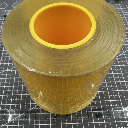 Transparent 8cm protective film for silver watch bands, boosting durability and scratch resistance.