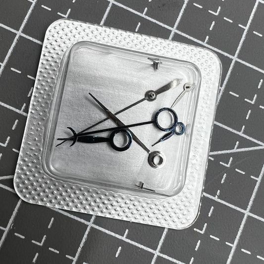 Blau polierte Zeiger ohne Leuchtkraft Ersatz für ETA 7750 7751 Uhrwerk