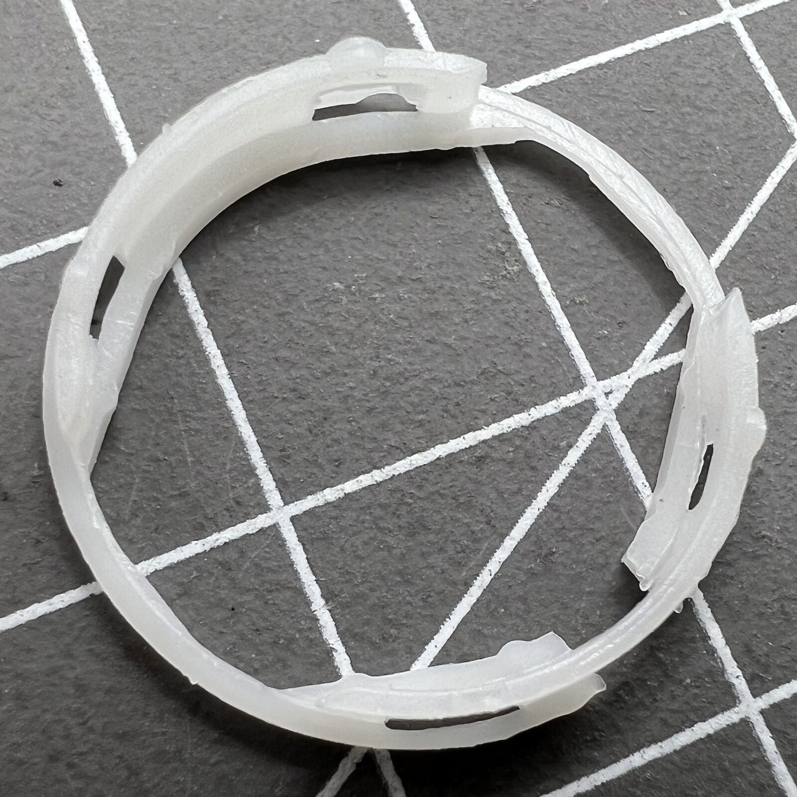 Watch case mount spacer ring 3.7mm height, 20-40mm diameter for Miyota 2035 movement, durable fixing accessory.