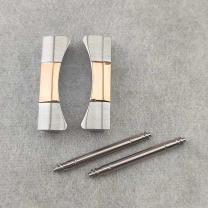 Curved End Link Connections for Daytona Watch Band Bracelet Width 20/21mm