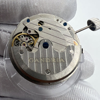 Mouvement mécanique automatique ultra-fin Seagull T17 à affichage de l'énergie cinétique