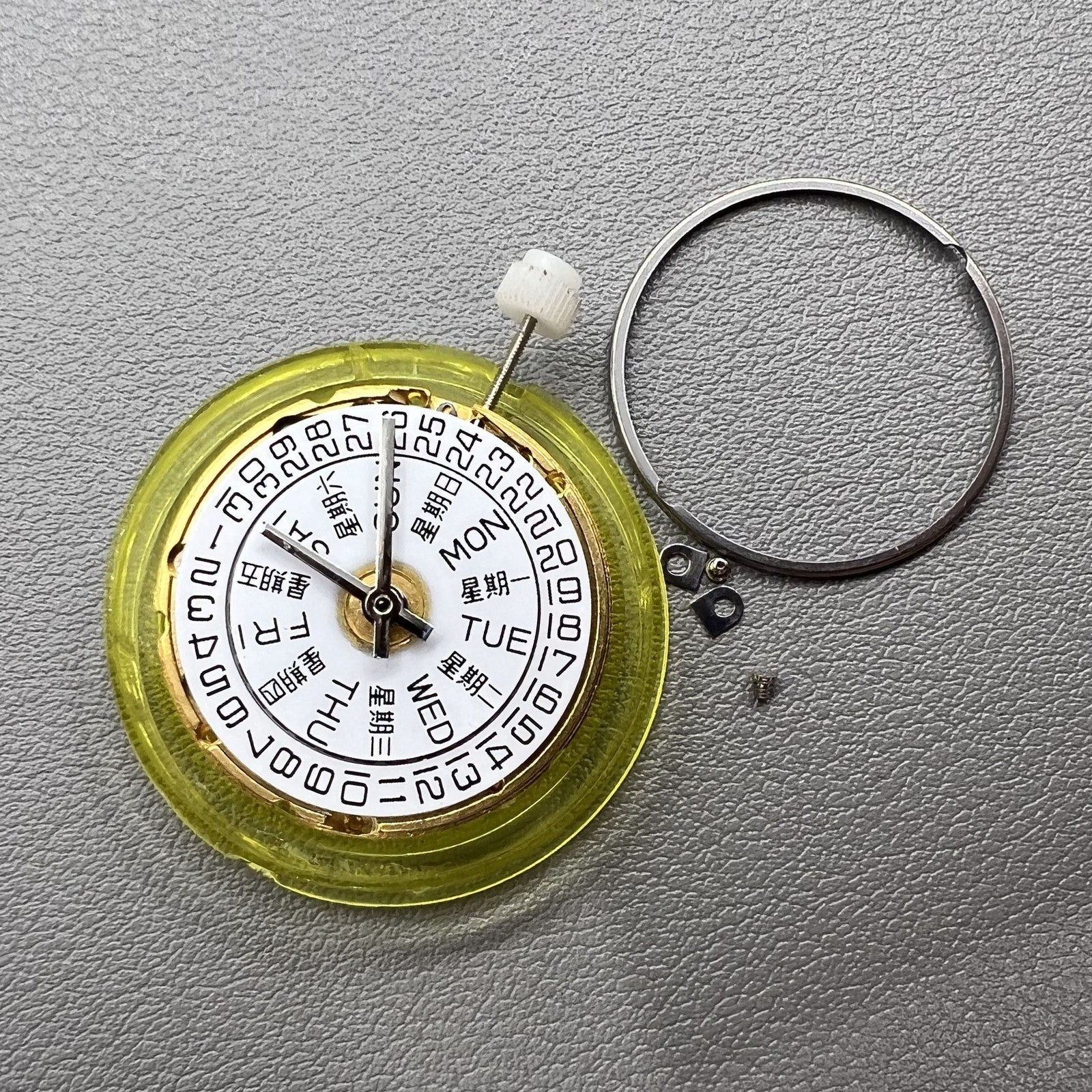Tianjin Seagull 2836-2 V8 mechanical watch movement with dual calendar for ETA2836-2 replacement.