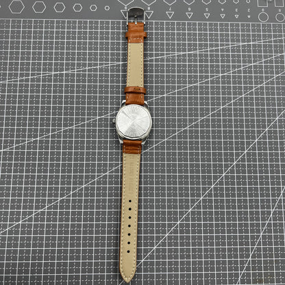 PUBU Mechanische Handaufzugsuhr 32mm mit grauem Zifferblatt und Zeigern, 17 Steine, China gefertigt