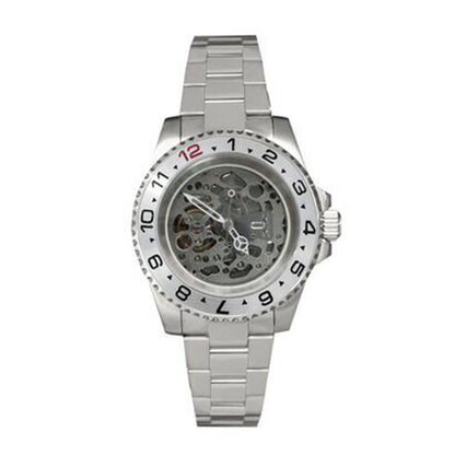 NH70 40mm Stainless Steel Watch Case Sapphire Glass Hollow Dial Luminous Hands