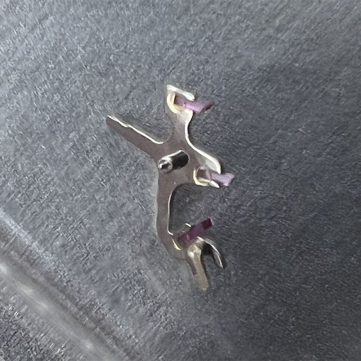 Swiss Made Pallet Fork for Omega 9900A 2500D watch movement, precision repair part.