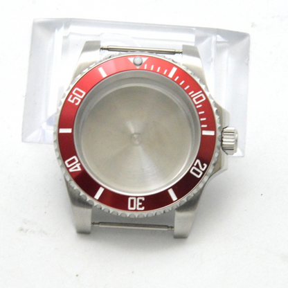Montre de yacht automatique 40 mm GMT, boîtier compatible avec le mouvement NH35/36, verre saphir