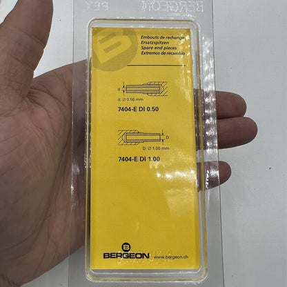 Bergeon 7404-1 precision watch hand fitting tool for accurate watch repair and assembly tasks.