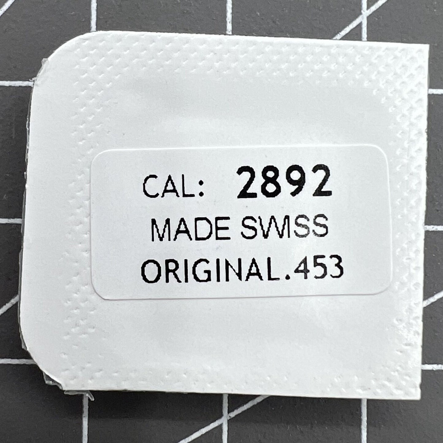 Ref.453 Date Small Corrector Wheel, precise ETA 2892 watch replacement component for accurate timekeeping.