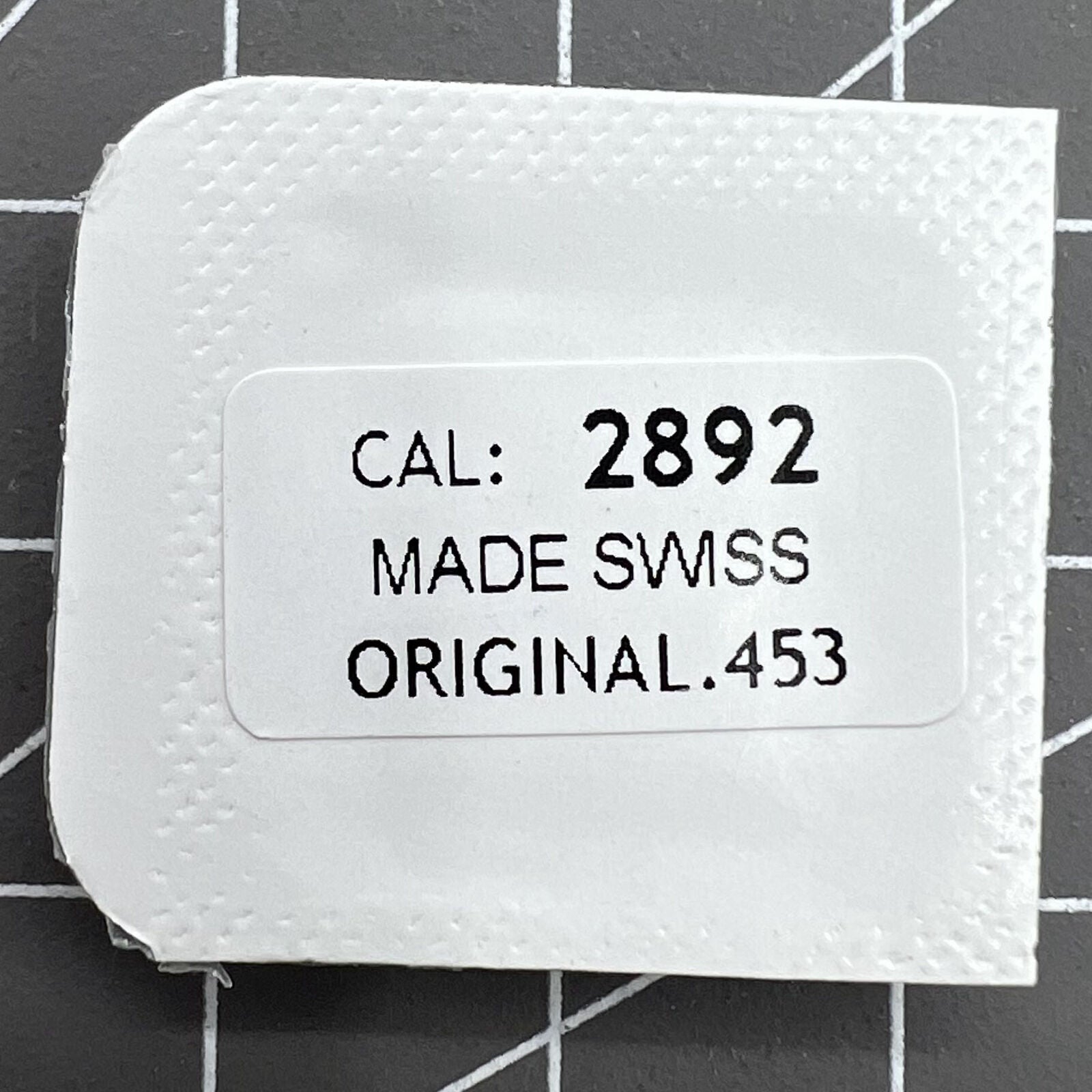 Ref.453 Date Small Corrector Wheel, precise ETA 2892 watch replacement component for accurate timekeeping.