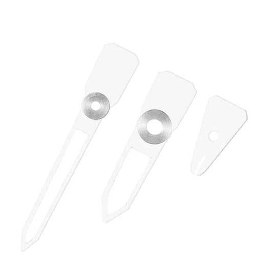 C3 Luminous white enamel watch hands for Casioak GA2100 GAB2110, enhancing dial visibility and style.