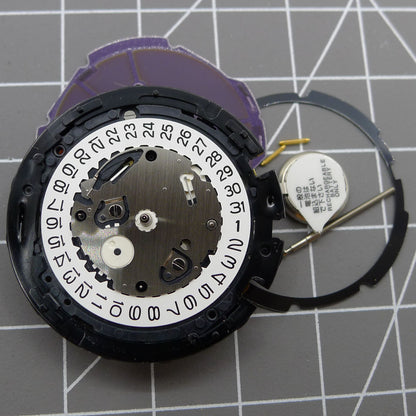 Montre Hattori Epson TMI VS75 VS75B fabriquée au Japon, mouvement à quartz, énergie solaire 