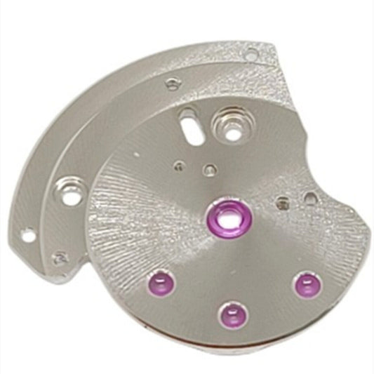 Generic automatic main wheel bridge with jewels for 3135 movement, precision watch accessory.