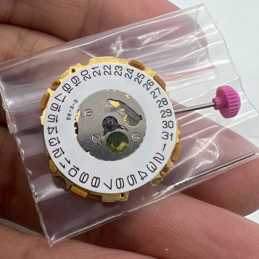 Miyota 9U13 Japan quartz movement with date display at 3 o'clock for precise timekeeping