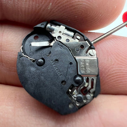 ETA 802.101 Swiss quartz movement with 3 hands, ideal for precise watch repairs and brand upgrades.