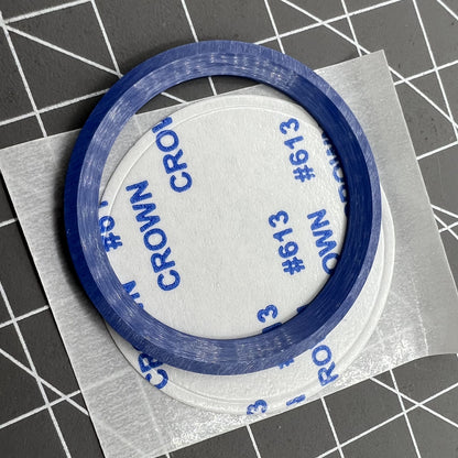 38mm Watch Bezel Ring Ceramic Slope Blue Ring White Font for Yacht Master Watch