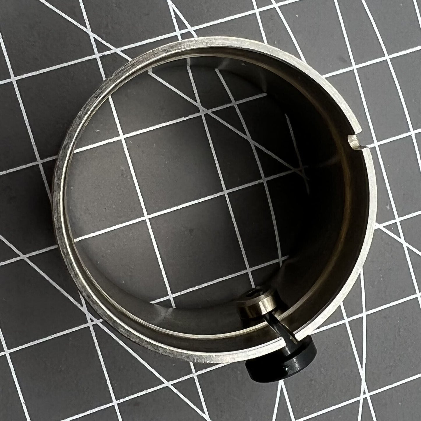 Swiss Horotec MSA09.020-22 nickel-plated brass movement holder for Calibre 13 1/4''' watch repair tools.