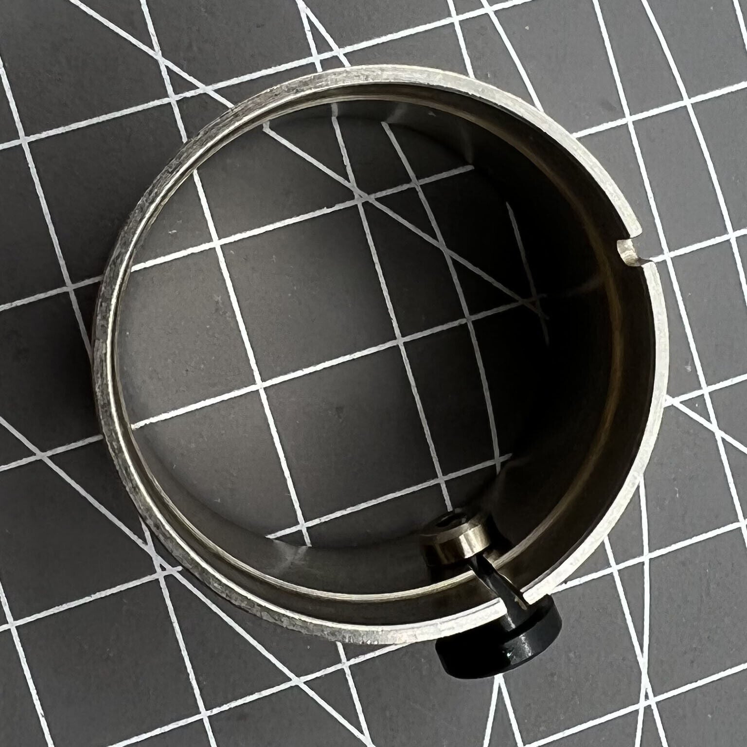 Swiss Horotec MSA09.020-22 nickel-plated brass movement holder for Calibre 13 1/4''' watch repair tools.