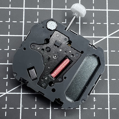 Japan Miyota T480 quartz watch movement with 3 hands and digital display, ensuring precise timekeeping and reliability.