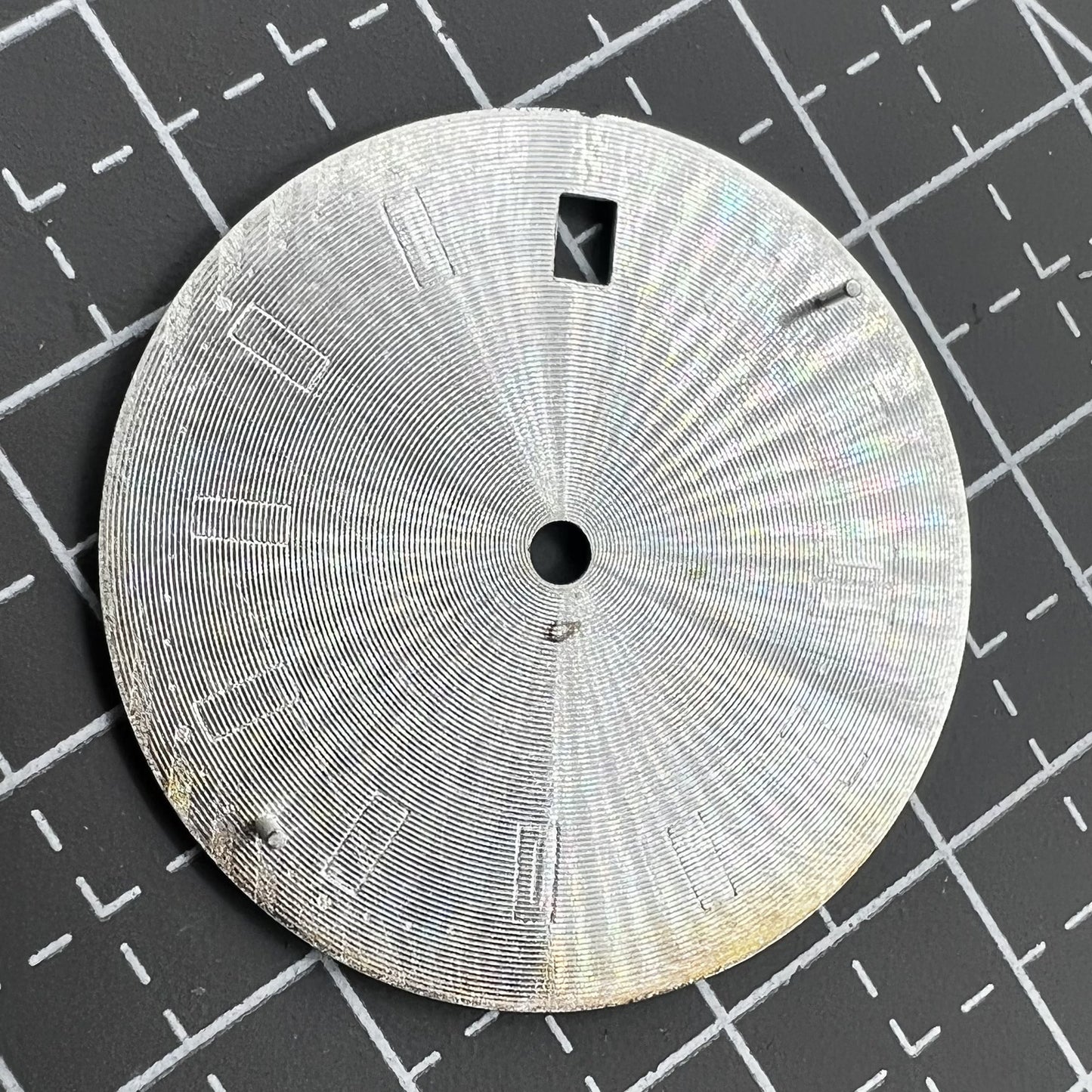 29 8mm Imitationsedelstein Hellgrünes Uhr Zifferblatt für NH35 Werk Nagel