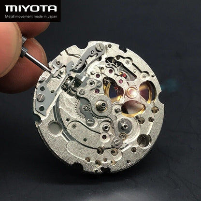 Silber/Gold Mechanisches Uhrwerk 82S0 Japan Miyota (CITIZEN) Automatisches Uhrwerk 
