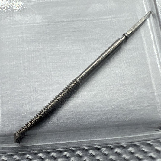 Swiss Made winding stems for ETA E64.111 movement, precision parts for watch repair and maintenance.