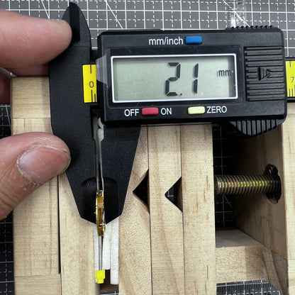 2 Stück Goldenes Japan Miyota GL20 Quarzuhrwerk mit 2 Zeigern