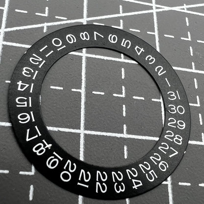 Datumsrad Overlay Weiß für ETA2824 2836 Werk Miyota 8215 8200 Datum bei 3 Uhr