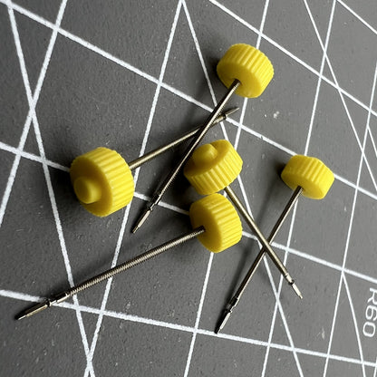 1. 2-piece set of Generic watch winding stems for ISA125 and ISA127 movements, durable replacement parts.  