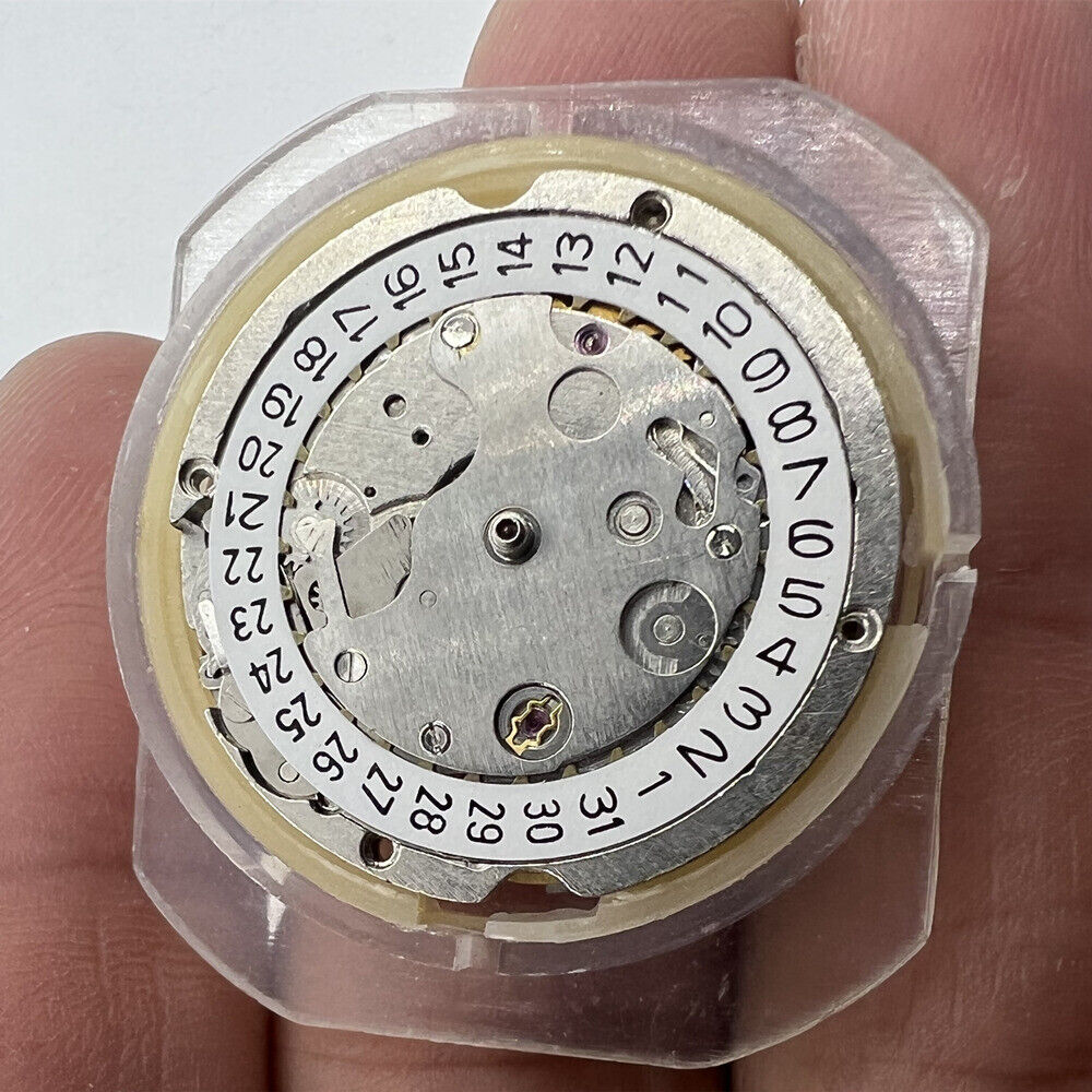 Shanghai 8120 mechanical watch movement for disassembled practice by China brand, detailed gears visible