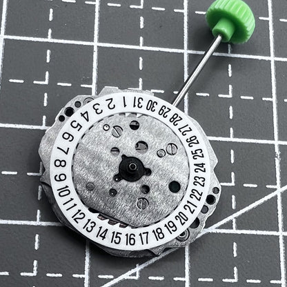 Japan Miyota Quarzwerk 4T13 Uhrwerk mit 3 Zeigern und Einzelkalender bei 6 Uhr f�r pr�zise Zeitmessung