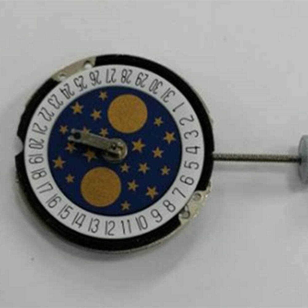 Ronda 788 Quartz Watch Movement Date At 6 Swiss Parts 3 Hands Moon Phase