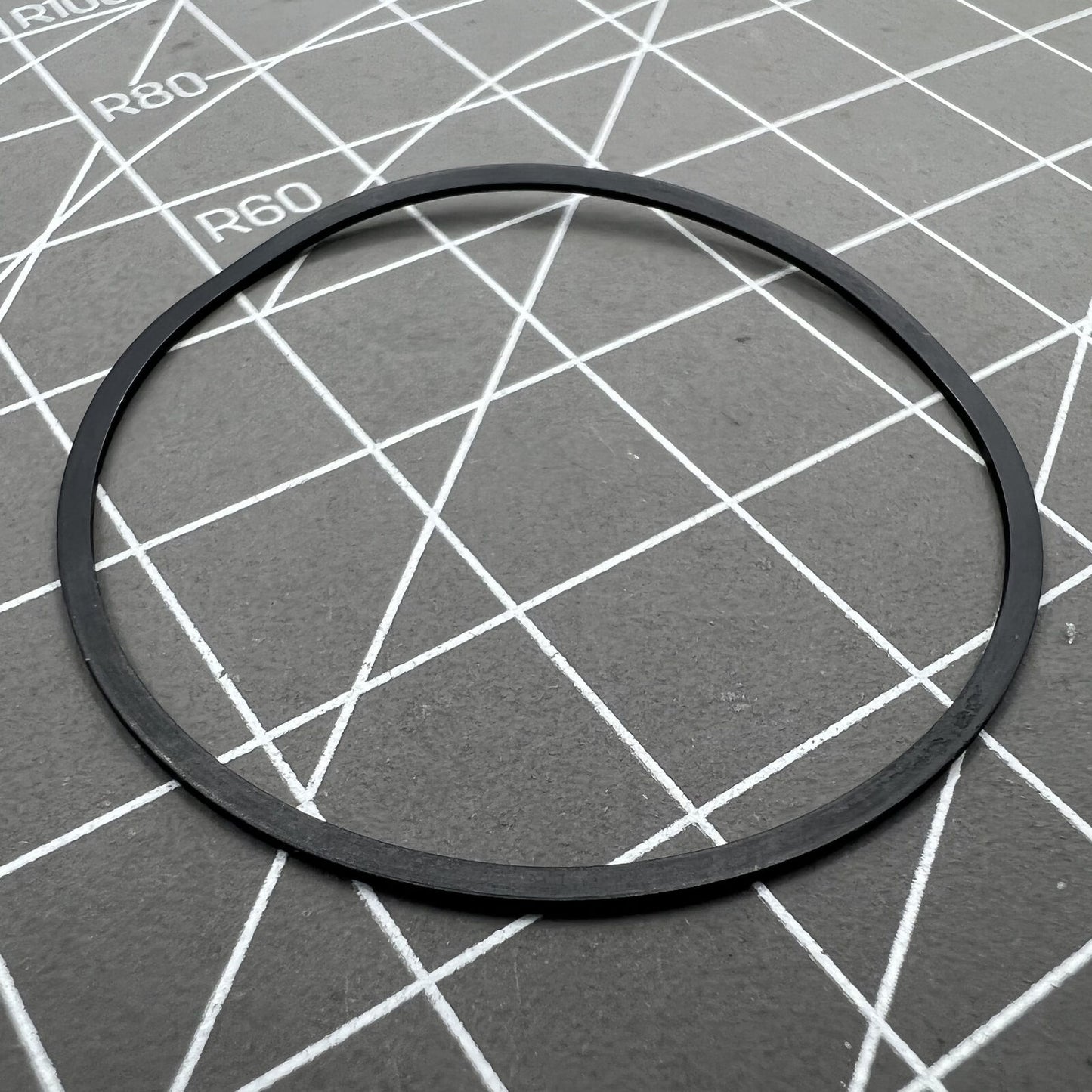 Citizen Eco-Drive H504 watch gasket O-ring ensuring water resistance for quartz movement back case.