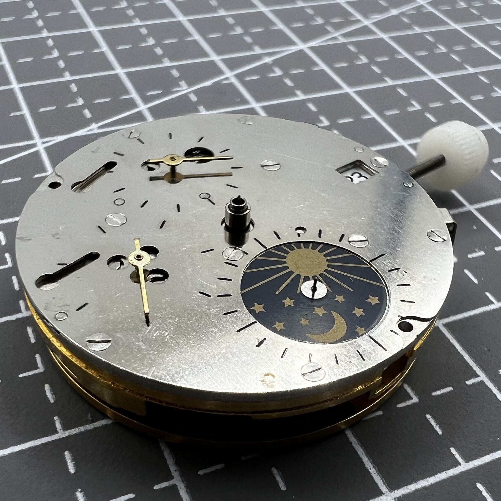 Mingzhu mechanisches Uhrwerk mit kleiner Sekunde bei 6, 9 und 12 Uhr, pr�zises Automatikwerk