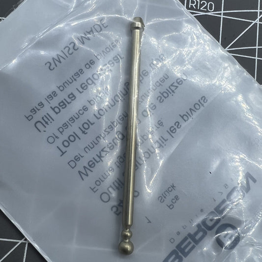 Bergeon 5482 Swiss Made pivot tool for precise rounding of watch balance tips