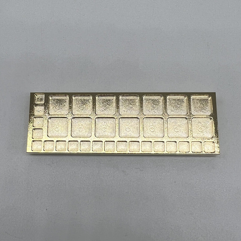 Plateau en cuivre doré avec grilles carrées de 75 mm et 33 compartiments pour vis, kit de réparation de montres