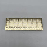 75mm 33 Suqare Grids Copper Golden Tray Container for Screws Watch Repair Kit